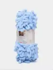 Пряжа Alize Puffy, 100г, 9м, 100% микрополиэстер, 183 св.-голубой, 5 штук