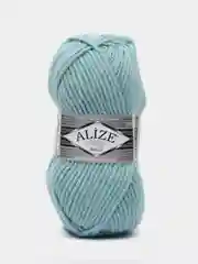 Пряжа Alize Superlana maxi, 100гр, 100м, 75% акрил, 25%шерсть, ТУ 463 мята, 5 штук