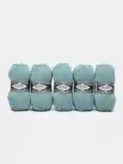 Пряжа Alize Superlana maxi, 100гр, 100м, 75% акрил, 25%шерсть, ТУ 463 мята, 5 штук