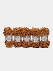 Пряжа Alize Puffy, 100г, 9м, 100% микрополиэстер, 179 терракот, 5 штук