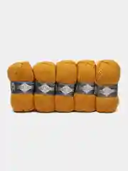 Пряжа Alize Superlana Midi, 100гр, 170м, 25% Шерсть - 75% Aкрил, 2 шафран, 5 штук