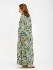 Лесной зеленый платье мусульманское женское длинное в пол, макси, Lilians