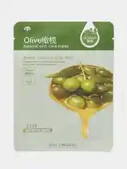 Оливковый маска тканевая для лица увлажняющая натуральная 5 видов