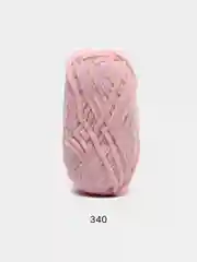 Пудровый пряжа плюшевая Alize Velluto, 100% микрополиэстер, 100г, 68м, плюшевая, велюровая веллюто
