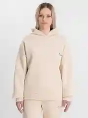 Бежевый спортивный женский костюм трехнитка