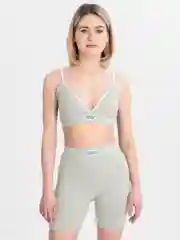 Мятный спортивный фитнес костюм для йоги, танцев и фитнеса, комплект женский: топ и велосипедки