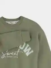 Хаки костюм с брюками клёш, для девочки, утепленный, Турция