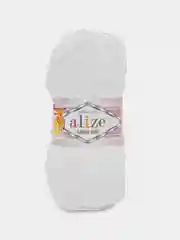 Пряжа Alize Cotton gold, 100гр, 330м, 55% хлопок, 45% акрил, ТУ 55 белый, 5 штук