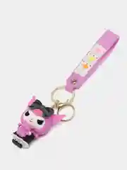 Аметистовый брелок на ключи, рюкзак или сумку Hello kitty, Kuromi, Sanrio