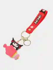 Красный брелок на ключи, рюкзак или сумку Hello kitty, Kuromi, Sanrio