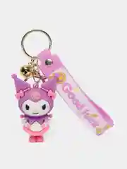 Пастельно-коралловый брелок на ключи, рюкзак или сумку Hello kitty, Kuromi, Sanrio