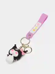 Пурпурный брелок на ключи, рюкзак или сумку Hello kitty, Kuromi, Sanrio