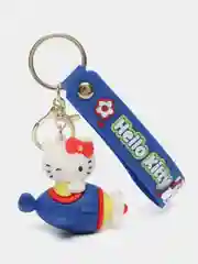 Светло-синий брелок на ключи, рюкзак или сумку Hello kitty, Kuromi, Sanrio