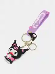 Сиреневый брелок на ключи, рюкзак или сумку Hello kitty, Kuromi, Sanrio