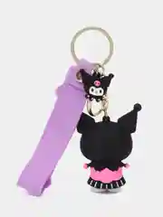 Сиреневый брелок на ключи, рюкзак или сумку Hello kitty, Kuromi, Sanrio
