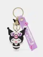 Угольный брелок на ключи, рюкзак или сумку Hello kitty, Kuromi, Sanrio