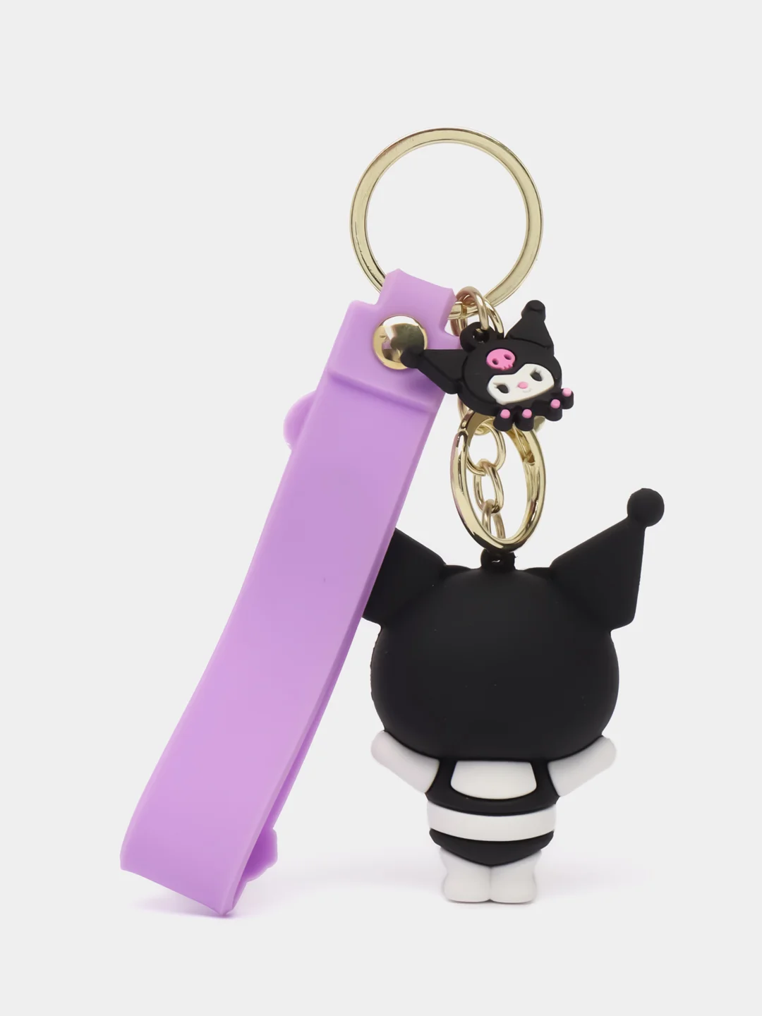 Угольный брелок на ключи, рюкзак или сумку Hello kitty, Kuromi, Sanrio