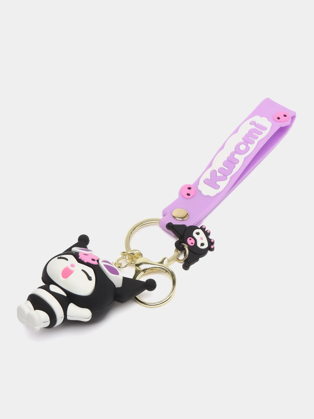 Угольный брелок на ключи, рюкзак или сумку Hello kitty, Kuromi, Sanrio