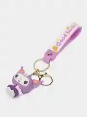 Фиолетовый брелок на ключи, рюкзак или сумку Hello kitty, Kuromi, Sanrio