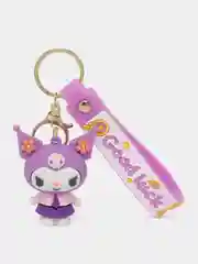 Фиолетовый брелок на ключи, рюкзак или сумку Hello kitty, Kuromi, Sanrio