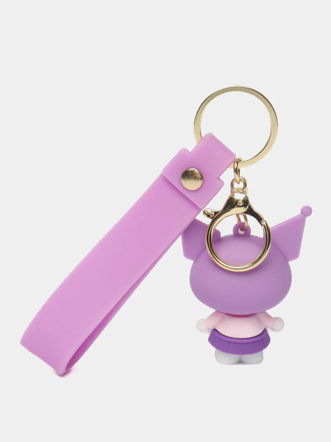 Фиолетовый брелок на ключи, рюкзак или сумку Hello kitty, Kuromi, Sanrio