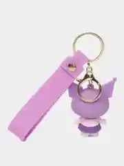 Фиолетовый брелок на ключи, рюкзак или сумку Hello kitty, Kuromi, Sanrio