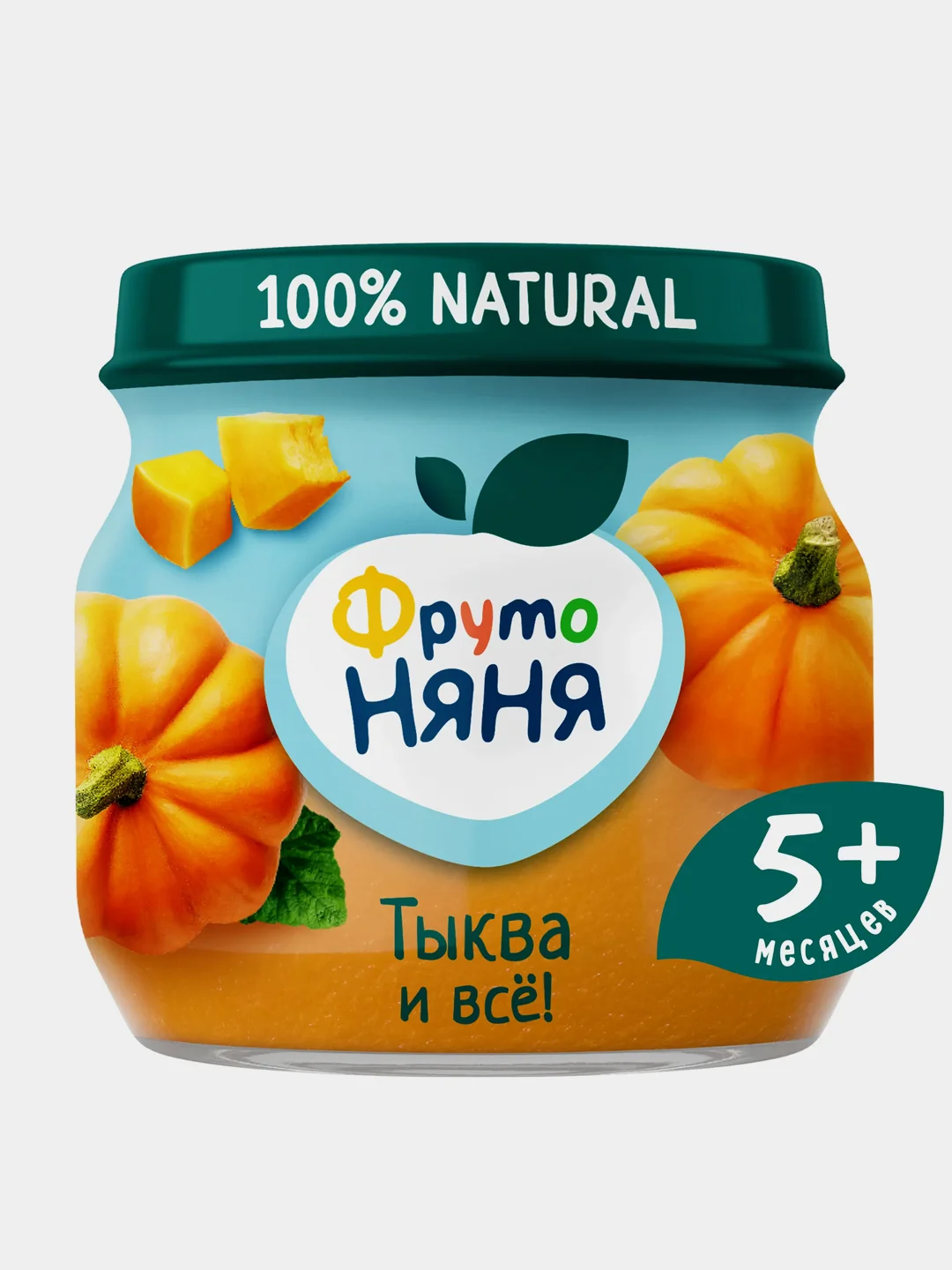 Пюре овощное ФрутоНяня с 5 месяцев, тыква, 80 г, упак. 12 шт