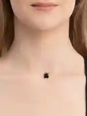 Подвеска кулон на леске Кулон мишка Подвеска мишка Украшение на шею Мишка на леске подарок