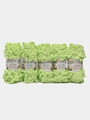 Пряжа Alize Puffy, 100 г, 9 м, 100% микрополиэстер, 41 фисташковый, 5 штук