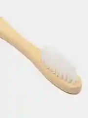 Белый зубная щетка, бамбук