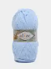 Пряжа Alize Softy Plus, 100г, 120м, 100% микрополиэстер, 183 светло-голубой, 5 штук