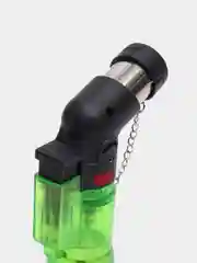 Зеленый турбо зажигалка газовая, зажигалка для газовой плиты, заправляемая