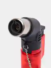 Красный турбо зажигалка газовая, зажигалка для газовой плиты, заправляемая