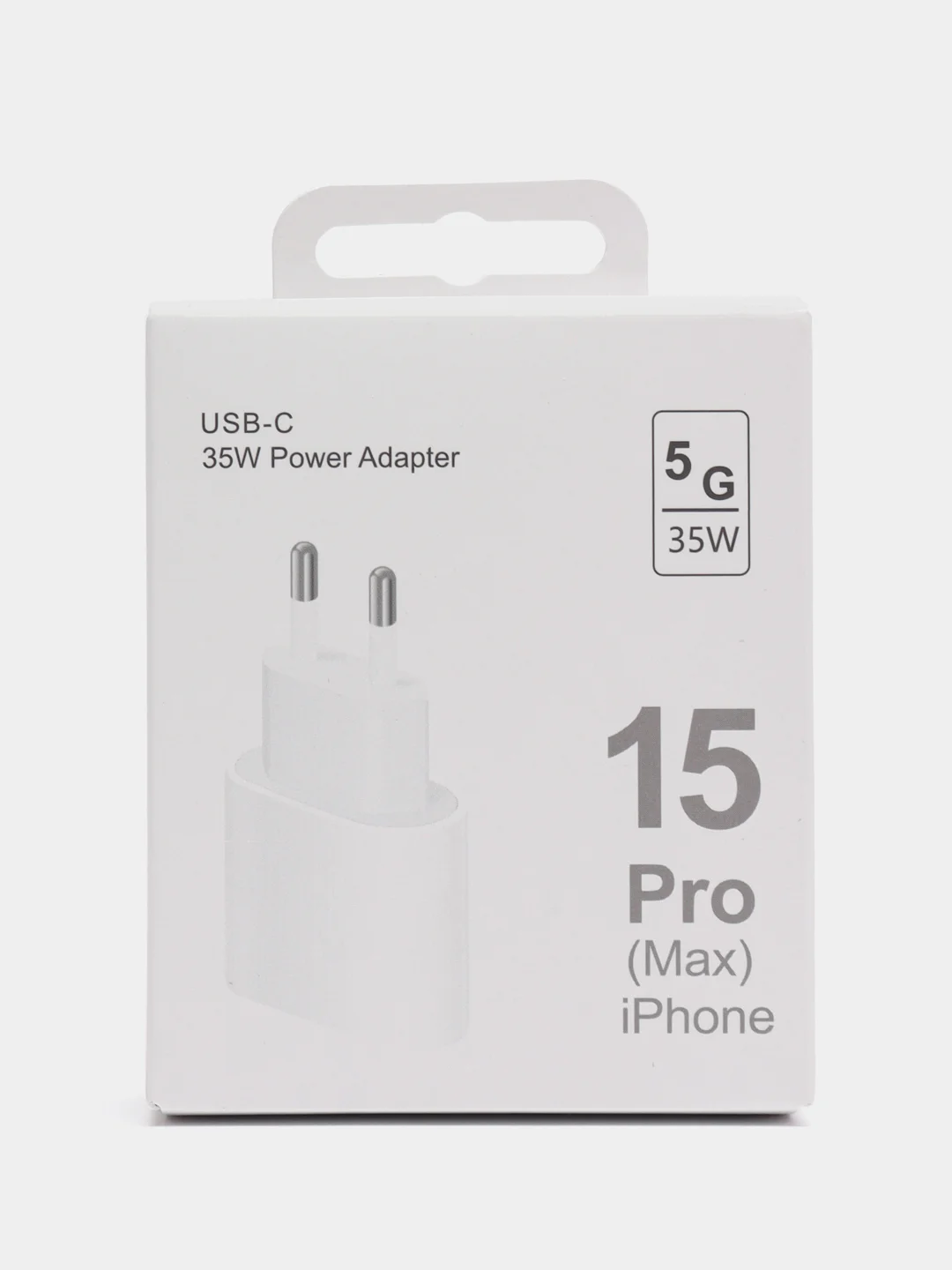 Блок питания для iPhone, Android с быстрой зарядкой, 35W, Type-C, быстрая зарядка