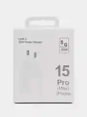 Блок питания для iPhone, Android с быстрой зарядкой, 35W, Type-C, быстрая зарядка