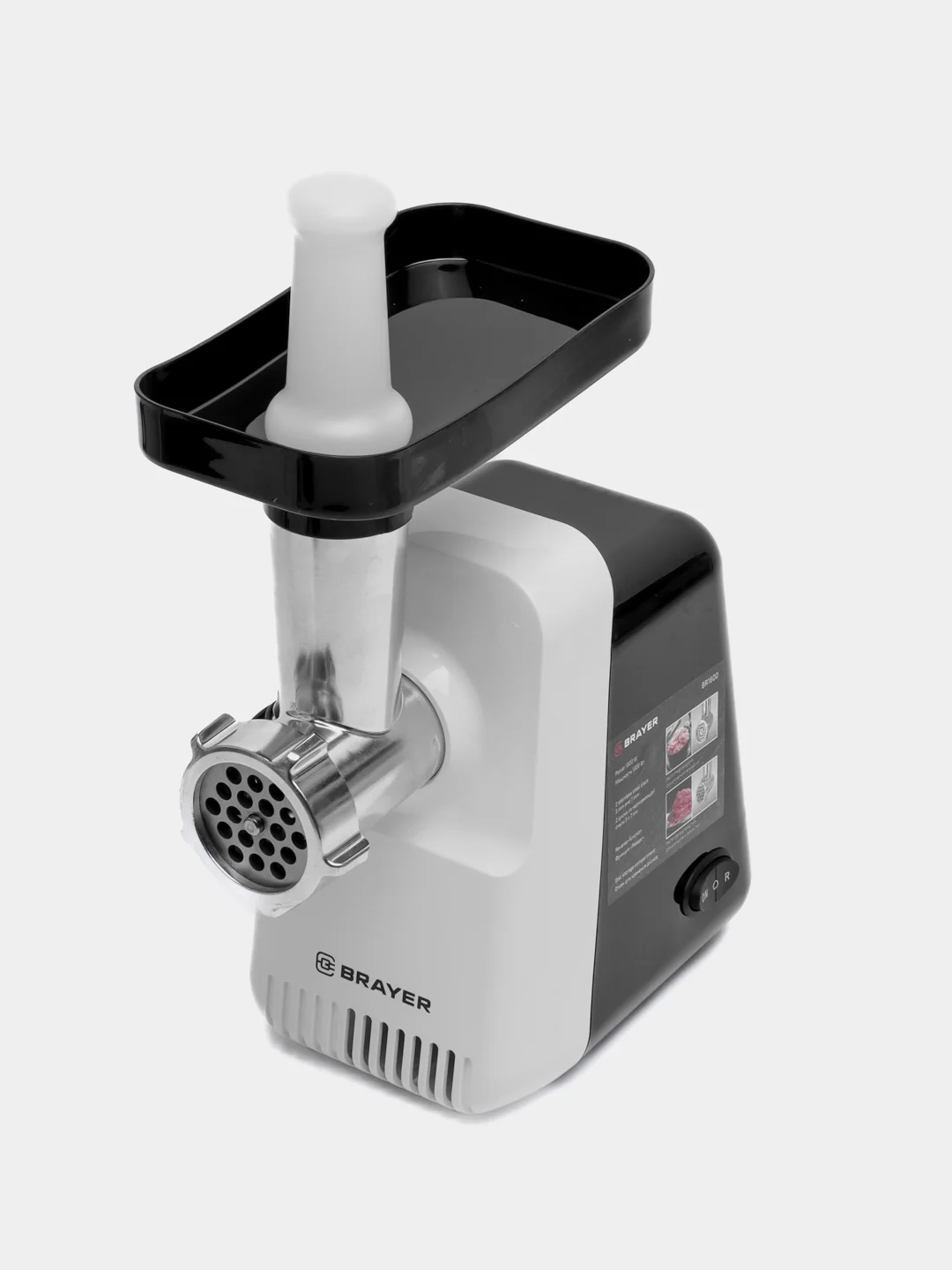 Электрическая мясорубка BRAYER BR1600, производительность 1,5 кг/мин