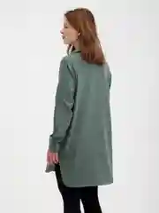 Зелёный хаки рубашка туника женская, Lilians