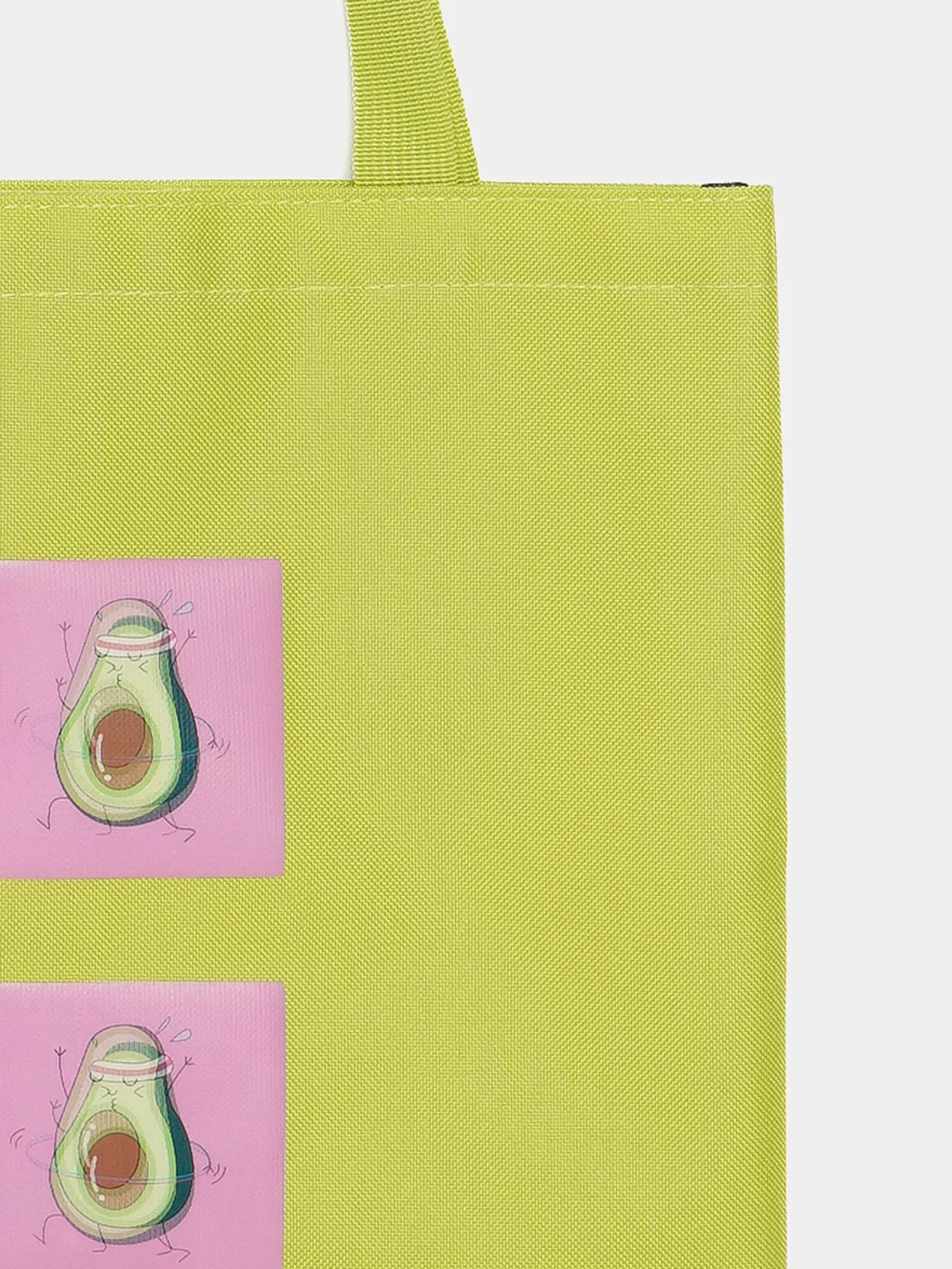 Зеленый сумка с голографической нашивкой Avocado