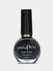 Черный лак для стемпинга "PinPai"