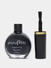 Черный лак для стемпинга "PinPai"