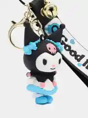 Голубой брелок на ключи, рюкзак или сумку Hello kitty, Kuromi, Sanrio