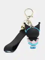 Голубой брелок на ключи, рюкзак или сумку Hello kitty, Kuromi, Sanrio
