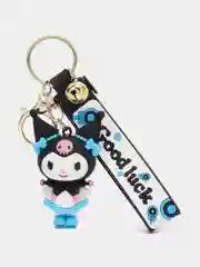 Голубой брелок на ключи, рюкзак или сумку Hello kitty, Kuromi, Sanrio