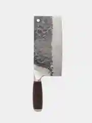Серебряный нож топорик кухонный. Сербский нож. Нож для мяса, рыбы, овощей