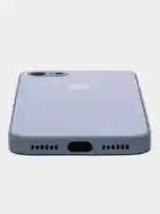 Небесно-голубой чехол для iPhone 7, iPhone 8, iPhone SE, со стеклянной панелью и защитой камеры