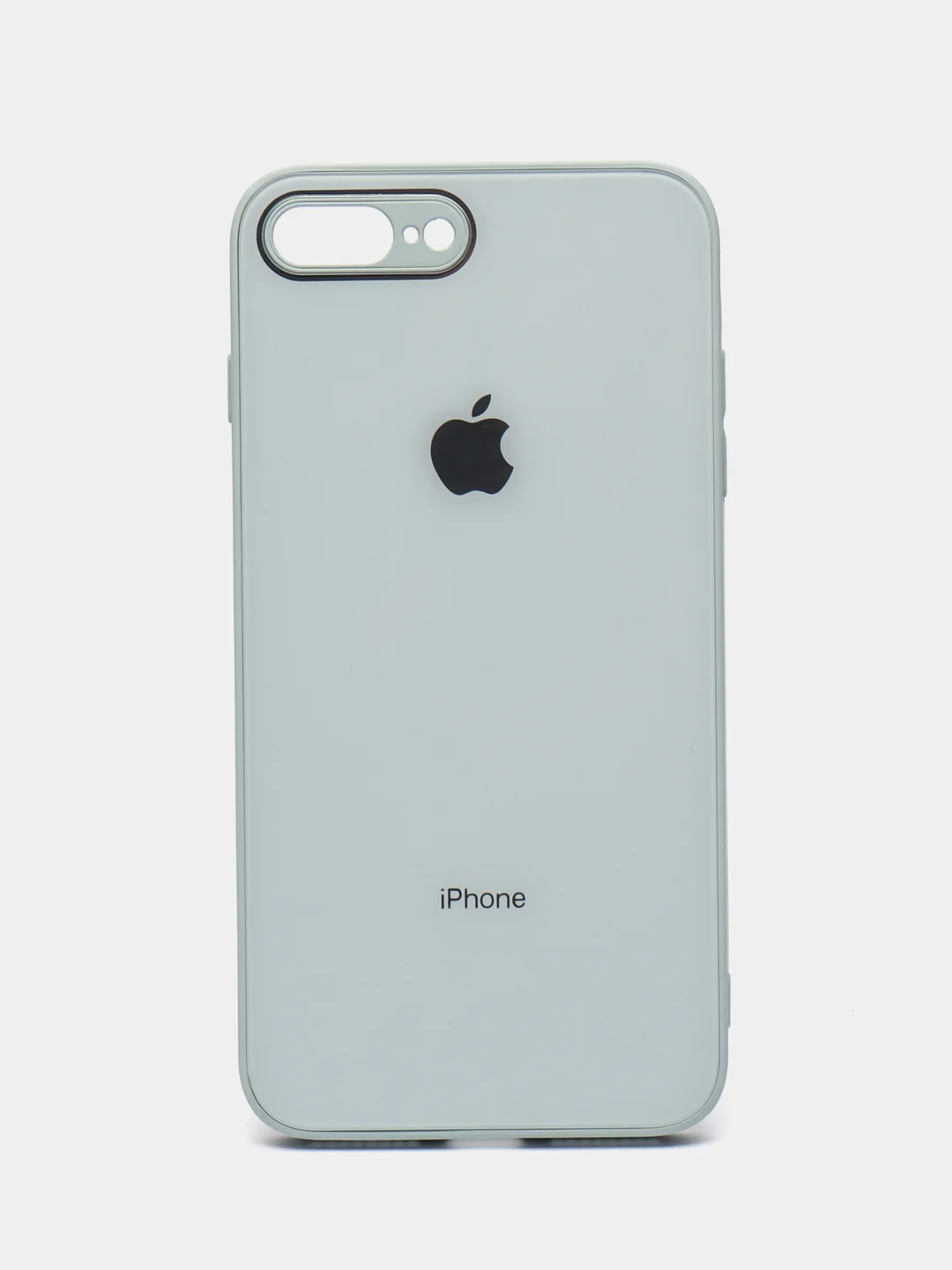 Ледяной чехол для iPhone 7 plus, iPhone 8 plus, со стеклянной панелью и защитой камеры