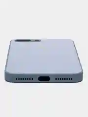 Небесно-голубой чехол для iPhone 7 plus, iPhone 8 plus, со стеклянной панелью и защитой камеры