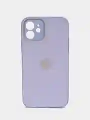 Лавандовый чехол для iPhone 12, со стеклянной панелью и защитой камеры