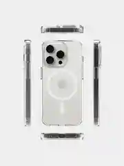 Чехол MagSafe iPhone, Айфон 11, 14, 15 Plus, Плюс, прозрачный, магсейф