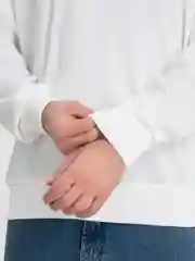 Белый свитшот унисекс
